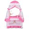 Costway Portable Baby Playpen Crib Cradle Changing Pad Mosquito Net Toys with Bag